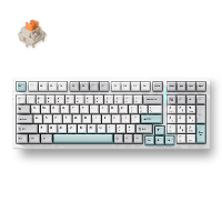 MCHOSE G98 Pro Gray Blue Flame Orange Wireless Tri Mode Custom Mechanical gaming toetsenbord