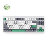 MCHOSE GX87 Lite: White Nano Spraying Matcha Latte V2 Aluminum Custom Mechanical toetsenbord