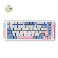 MCHOSE X75 Pink Blue Icy Creamsicle Wireless Gasket Mount Mechanical toetsenbord