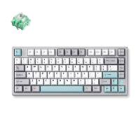 MCHOSE Z75S Gray Blue Cabbage Tofu Metal Top Cover Wireless Mechanical toetsenbord