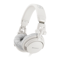 Sony: MDR V55   On ear koptelefoon   Wit