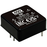 MEAN WELL DI06W8 12 DC/DC converter, print 48 V/AC  12 V 0.25 A 6 W Aantal uitgangen: 2 x Inhoud 1 stuk(s)