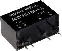 MEAN WELL MDS01M 12 DC/DC convertermodule 84 mA 1 W Aantal uitgangen: 1 x Inhoud 1 stuk(s)