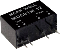 MW Mean Well MDS01N 05 DC/DC convertermodule 200 mA 1 W Aantal uitgangen: 1 x Inhoud 1 stuk(s)
