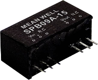 Mean Well SPB09B 03 DC/DC convertermodule 2 A 9 W Aantal uitgangen: 1 x Inhoud 1 stuk(s)