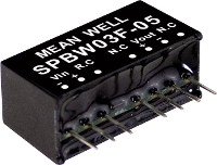 MW Mean Well SPBW03F 05 DC/DC convertermodule 600 mA 3 W Aantal uitgangen: 1 x Inhoud 1 stuk(s)