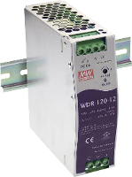 MEAN WELL WDR 120 24 DIN rail netvoeding 24 V/DC 5 A 120 W Aantal uitgangen:1 x Inhoud 1 stuk(s)