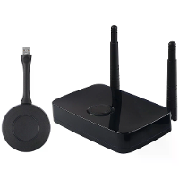 Measy AM1810 USB Draadloze HD Extender Kit 100m Bereik 1080P@60Hz Dual Band HD VGA Dubbele Uitgang Plug and Play Geen Wi