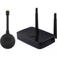 Measy AM1810HD Draadloze HD Extender Kit 100m Bereik 1080P@60Hz Dual Band HD VGA Dual Output 8 in 1 Multi Screen Plug Pl