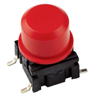 MEC 1DS08 1DS Series Afdekkap Rond Rood 1 stuk(s)