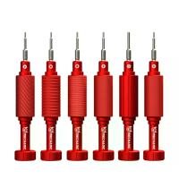 Mechanic 6PCS 3D Precisie Magnetische Schroevendraaier Set Siliconen Magnesium Legering Antislip Handgereedschap Kit Gel