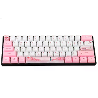 MechZone 72 Toetsen Meisje Keycap Set OEM Profiel PBT Sublimatie Keycaps voor Mechanische Toetsenborden