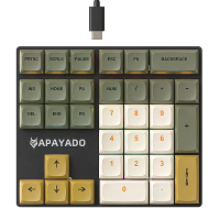 Mechzone K33 33 Toetsen Bedrade Mechanische Numerieke Toetsenbord Mini RGB Numerieke Toetsenborden PBT Sublimatie Toetsk