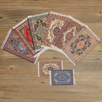 1/12 Dollhouse Turkish Carpet Rug Doll House Miniature Aaccessorie.S 15x25cm Tcm001 Tcm010