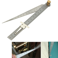 1 150Mm Welding Taper Feeler Gauge Gage Depth Ruler Stainless Steel Gap Hole Inspection