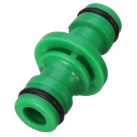 1/2 Inch Plastic Water Pipe Two Way Nipple Joint Hose Connector Fitting Green