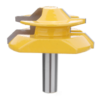 1/2 Inch Shank 45 Degree Stock Lock Miter Router Bits for Woodworking Cutter