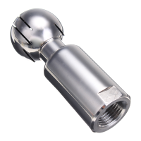 1/2 Inch Stainleess Rotary Spray Ball Sanitary Female Thread Cip Tank Cleaning Head