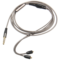 1.28M Replacement Audio Cord Cable With Mic For Shure Se215 315 535 846 Ue900 Headphone