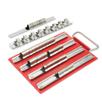 1/4 3/8 1/2 Inch Socket Rack Storage Rail Tray Holder Shelf Stand Tool Organizer