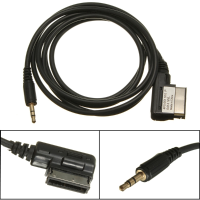 1.5M Music Interface Ami Mmi To 3.5Mm Audio Aux Mp3 Adapter Cable For Vw Audi A3