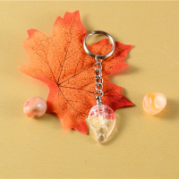 1.5X6mm Tritium Tube Self Luminou Crystal Flask Leaf Keychain