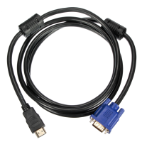 1.8M 1080p Hdmi Male To Vga Female Video Converter Adapter Cable For Hdtv Dvd Pc
