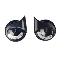 1 Pair 12/24v 105db Auto Car Truck Dual Snail Horn 105db Car Horn 90mm Diamete