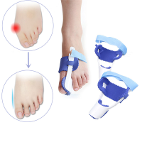 1 Pair Bunion Care Corrector Hallux Valgus Straightener Orthopedic Braces Strap Big Toe Bone Tool