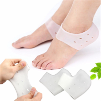1 Pair Squishy Soft Silicone Moisturizing Heel Socks Feet Skin Care Anti Crack Control Foot Protector