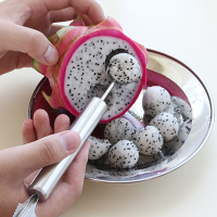 1 Pcs Stainless Steel Double End Multi Function Fruit Melon Baller Carving Knife Ice Cream Scoop Spoon Kitchen Tools