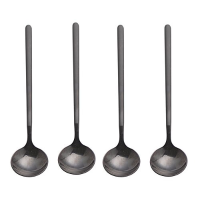 1 Piece Espresso Spoons Stainless Steel Vogue Mini Teaspoon For Coffee Sugar Dessert Cake Ice Cream Soup Spoon