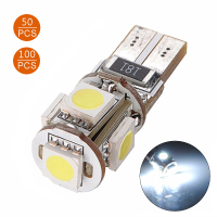 10/20/50/100Pcs Canbus T10 194 168 W5w 5050 5 Led Smd Car Side Wedge Light Bulb