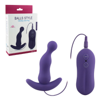 10 Modes Vibrating Silicone Bulb Probe Anal Pleasure Butt Plug
