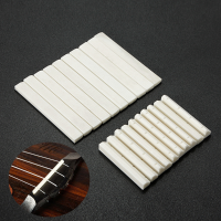 10 Pairs 4 String Bone Nut And Bridge Saddle Ukulele Guitar Replacement