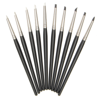 10 Pcs Soft Silicone Polymer Clay Rubber Pen Clay Sculpting Modelling Clay Crafts Tools 15cm