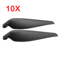 10 Pcs Xfx 11*8 1180 Inch Black Nylon Folding Propeller Blade For Rc Model