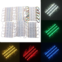 10 Pieces 5050 Smd 30 Led Module Rigid Strip String Light Multi Colors Waterproof Dc 12v