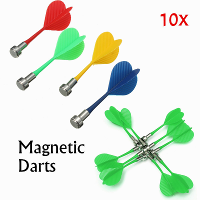 10 X Magnetic Dart Darts For Two Sided Magnetic Dart Board