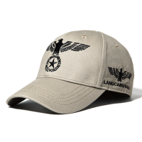 100% Cotton Eagle Embroidery Baseball Cap Outdoor Sports Breathable Sun Hat For Mens