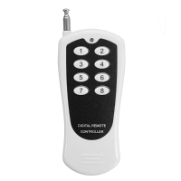 1000 Meters 8 Key Remote Control High Power 433mhz 315mhz Wireless Remote Control