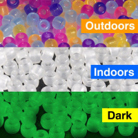 1000Pcs Luminous Loose Beads Diy Design Bracelet Necklace Kids Gift Jewelry Accessories