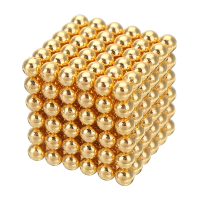1000Pcs Per Lot 5mm Magnetic Buck Ball Magnet Gold Color Intelligent Stress Reliever Toy Gift Gold