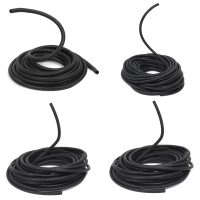 100Ft Split Wire Loom Conduit Sleeve Tube Polyethylene Black Heat Resistant