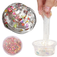 100Ml Clear Slime Kawaii Mud Cute Fruit Salad Fimo Crystal Putty Kids Gag Gift Toy