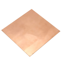 100Mm*100mm*1mm Pure Copper Cu Metal Safe Using Guillotine Cut Sheet Plate