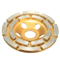 100Mm Diamond 2 Row Segment Grinding Wheel Disc For Concrete Masonry Stone Marble