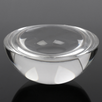 100Mm Large Magnifying Glass Dome Paperweight Crystal Hemisphere Magnifier Reading Aid