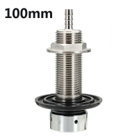 100Mm Stainless Steel Draft Beer Tap Faucet Shank Dispensing With Nipple