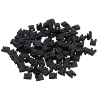 100Pcs 2.54Mm Jumper Cap Short Circuit Cap Pin Connection Block